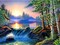 5D Diamond Painting Kit – Nature Landscape DIY, 16"x12" Wall Art for Adults